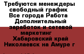 Требуются менеждеры, свободный график - Все города Работа » Дополнительный заработок и сетевой маркетинг   . Хабаровский край,Николаевск-на-Амуре г.